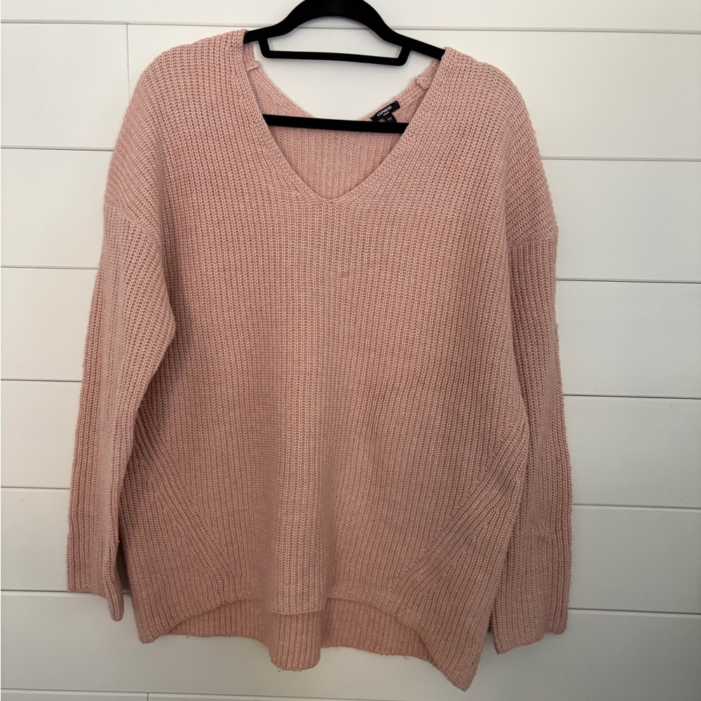 Express London Pink Women's Sweater
